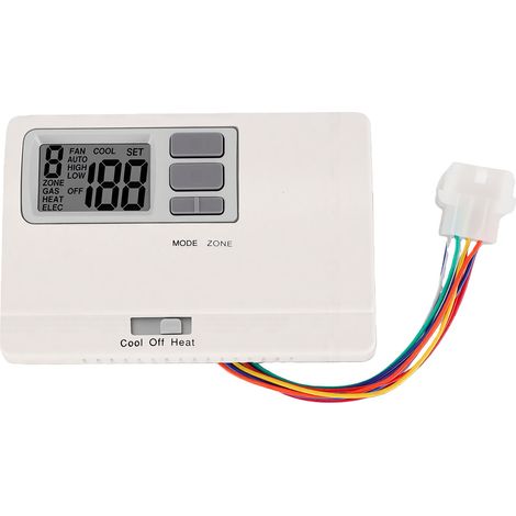 Thermostat de refroidissement et de chauffage pour camping-car, remplacement pour Coleman-Mach Comfort Zc 8330D3351, blanc (1/5)