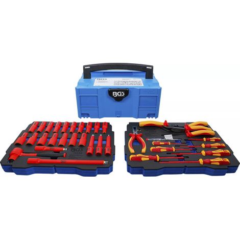 Set di attrezzi bgs 4048769085285 nero plastica