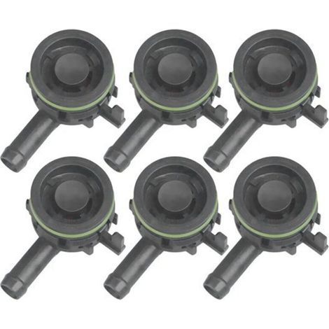 6 couleurs : Noir Matériau : Soupape automobile en PVC plastique, clapet anti-retour, soupape d'échappement pour Audi. (1/5)