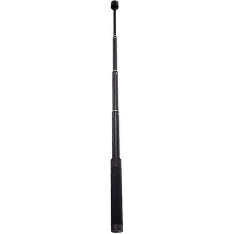 Teleskop-Selfie-Stick mit 1/4"-Schraube, praktisch verstellbar, tragbarer Selfie-Stick für den täglichen Gebrauch (Schwarz) – 19 x 2,1 cm – Schwarz (1/4)