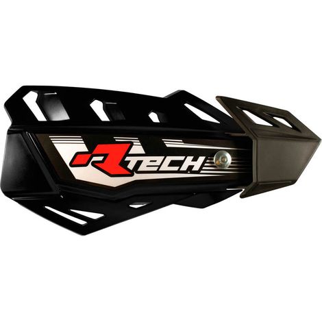 Paramani RACETECH (RTECH) FLX CROSS/ENDURO neri (con 2 tipi di attacchi per manubrio e manopole)