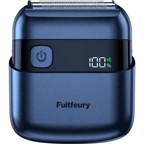 Rasoir Electriques Hommes Portable, Mini Rasoir Barbe
