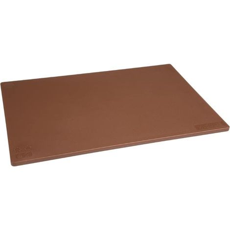 Hygiplas J256 Hygiplas tagliere a bassa densità, 450 mm x 300 mm x 12 mm, marrone