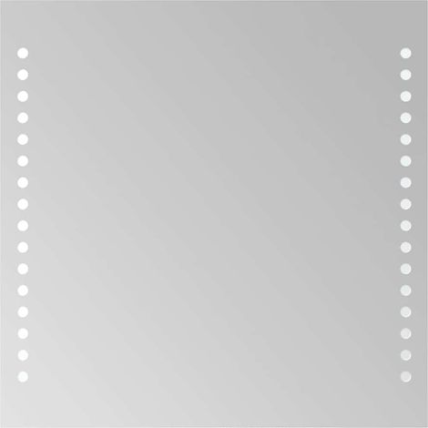 vidaXL Specchio da Bagno con Luci LED 30x30 cm (1/5)