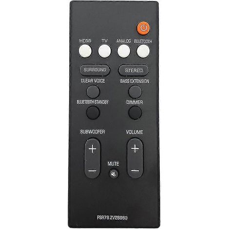 Yamaha FSR78 ZV28960 YAS-106 YAS-207 ATS-1060 Télécommande pour enceintes surround avant de cinéma maison (1/5)