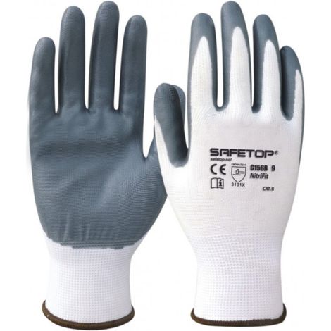 Guantes de nitrilo sin costuras Nitri Fit 9