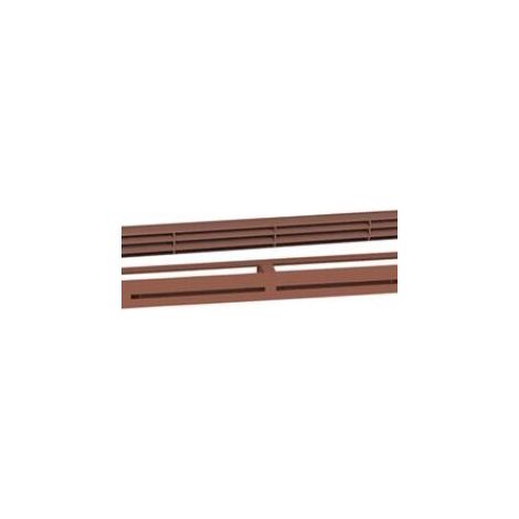 Atlantic – Entrée d'air hygroréglable compacte 526610 – Débit 5-45 m³/h – Confort acoustique 34 dB – Dimensions 400x23x12 mm – Marron