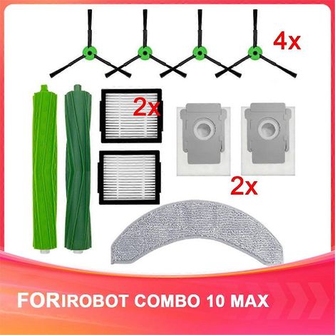 10-teiliges Kombi-Zubehörset für Staubsauger – Ersatzteilset für Saugroboter, kompatible Ersatzteile, komplettes Wartungsset für die Roboterreinigung, 10-teiliges Set für Saugroboter (1/5)