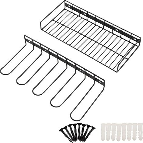 Organisateur d'outils électriques à Montage Mural, Support de Rangement d'outils en Acier allié Robuste pour Garage et Atelier, Porte-outils Compact et Efficace (1/5)