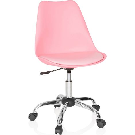 Bürostuhl / Drehstuhl FANCY PRO pink hjh OFFICE (1/5)