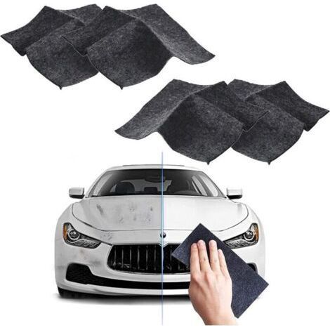 Chiffon Anti-Rayures Voiture Chiffons Réparation Anti-Rayures Peuvent Éliminer Efficacement Rayures Taches Voiture, Restaurer Couleur Voiture Surfaces. (1/4)