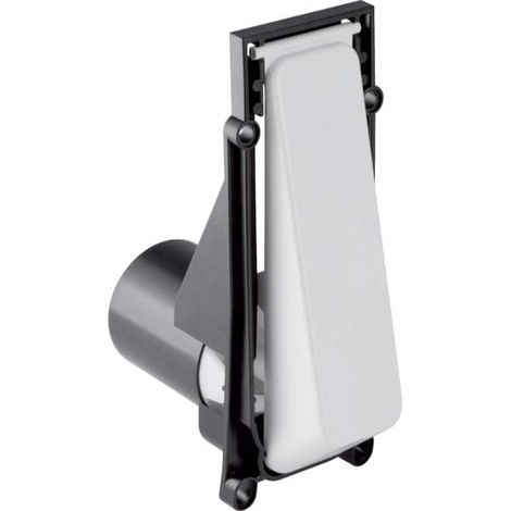 GE Betätigungstaste m. Kolbengehäuse f.pneum.Urinal Handausl., chromstahl (1/2)