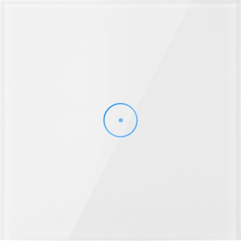 Interrupteurs muraux intelligents tactiles en verre avec télécommande Wi-Fi pour Google Home/Alexa (UE 110-240 V) (1/5)