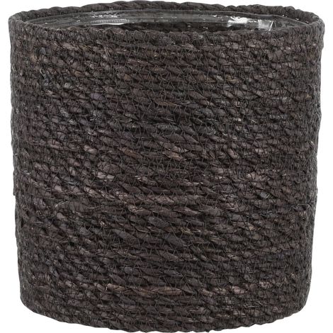 Mica Übertopf Korb Atlantic Ø 20 x 20 cm grau Topf