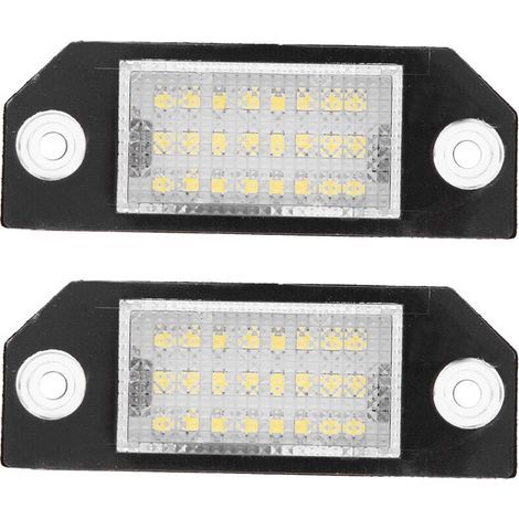Feu de plaque d’immatriculation LED 24 diodes, étanche et économique, pour Ford C- MK2 (2010–2019)