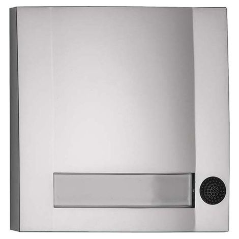 PULSANTE ILLUMINATO +PE ALU/ URMET 51113 GROTHE