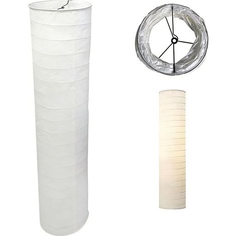 Ersatzlampenschirm aus Reispapier für Schlafzimmer- und Wohnzimmer-Tischlampen, Stehlampenabdeckung, Säulenlampenschirm, 22 x 94 cm (1/4)