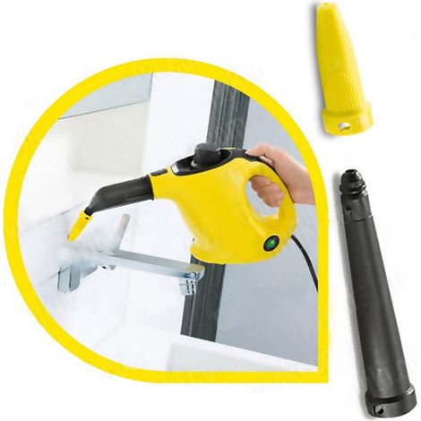 Compatibile con i pulitori a vapore Kärcher: ugello di prolunga (2.863-263.0), nero e giallo (1/5)