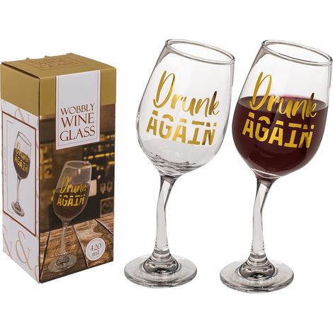 Verre à vin flottant II de 420 ml, environ 8,5 x 22,5 cm, dans un coffret cadeau (1/3)