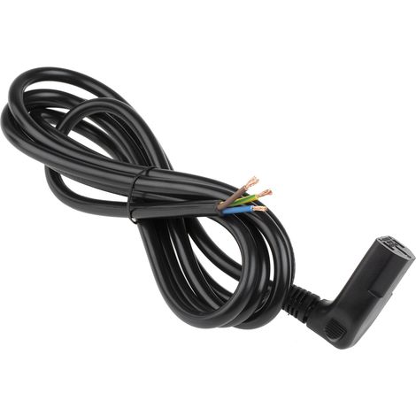 Câble d'alimentation, Noir, Connecteur Sans bornes vers C13, IEC, 250 V / 10 A, 2m ( Prix pour 1 ) (1/2)