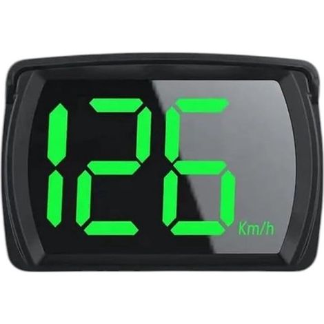 Compteur de vitesse GPS numérique (km/h) - Accessoires auto - Lecture facile - Affichage en temps réel de la vitesse - Installation simple et rapide - Compatible avec de nombreux véhicules (1/4)