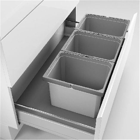 Naber Cox® Box 235 K/900-3, Abfallsammler für vorhandene Auszüge, ohne Biodeckel (1/3)