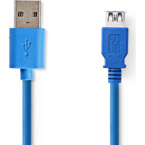 CCGB61010BU20 Câble USB 3.0 A Mâle - A Femelle 2,0 m Bleu