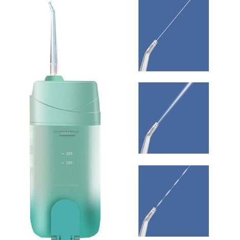 Nettoyeur Dentaire Portable 200ML 3 Modes IPX7 - Irrigateur Buccal Sans Fil Étanche pour Soins Dentaires (1/5)