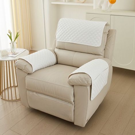 Housse d'accoudoir 3 pièces pour canapé, housse d'accoudoir pour méridienne, housse d'appui-tête, housse antidérapante pour fauteuil, housse de meuble pour canapé (méridienne 1 place) (1/5)