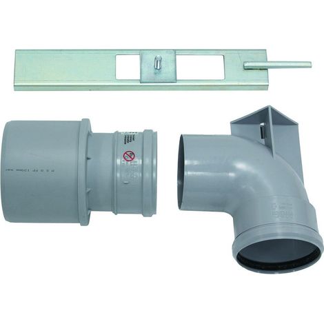 Vaillant Stützbogen DN 100 PP Übergang DN 100/130 PP f. Kask. ecoTEC,eco/auroC., 0020075739 (1/2)