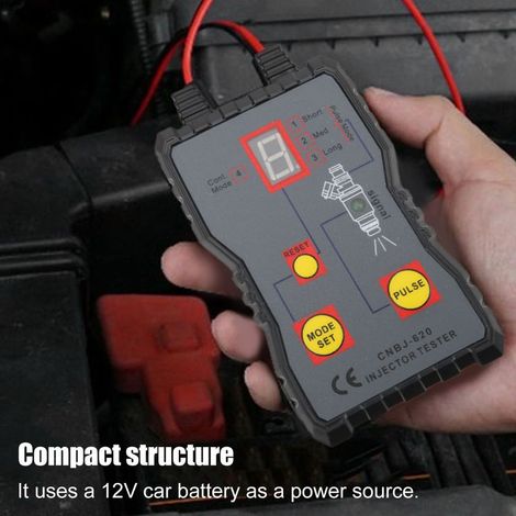 Kit de Testeur de Buse d'Injection Carburant pour Voiture et Moto CNBJ-620 avec Affichage Numérique (1/5)