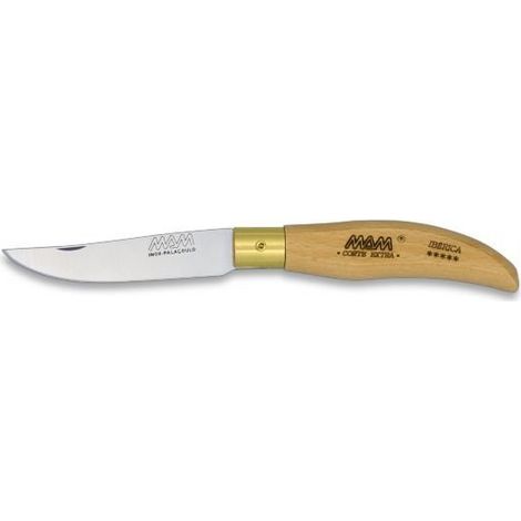 Coltello tascabile mam navaja iberica mam manico legno lama acciaio inox 7.2 cm