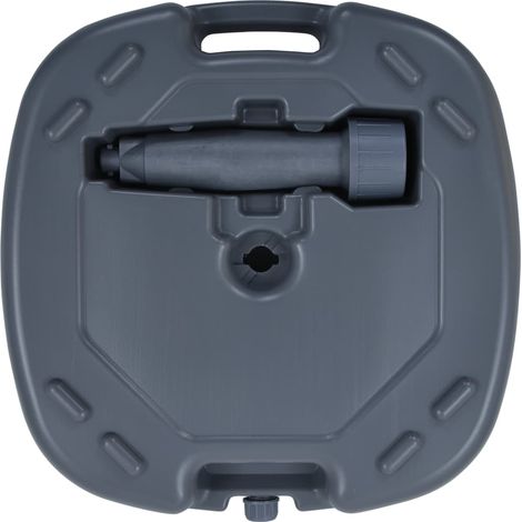 Maison Exclusive - Tragbarer Sonnenschirmständer Grau Sand/Wasser