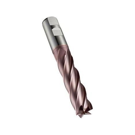 Fraise à arbre C295 DIN 844 L D.25mm Lames-L.90mm HSS-E-PM TiCN 30° Z.5 (1/4)