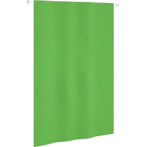 Écran de balcon brise pare vue protection confidentialité 160 x 240 cm tissu oxford vert clair