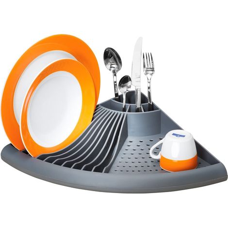 Égouttoir pour vaisselle Premium Duo acier inox Gris (1/5)