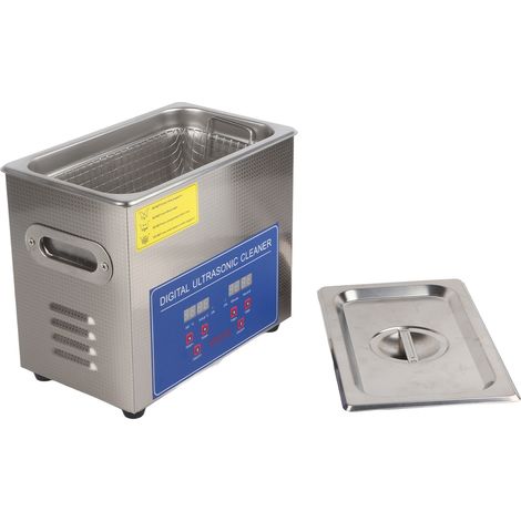 Minuteur de bain à ultrasons numérique pour cuve en acier inoxydable, 3 L, prise UE 220 V (1/5)