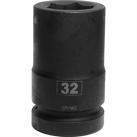 Douille pour clé à choc Hexagonal, 32.0mm Carré 1 pouce ( Prix pour 1 )