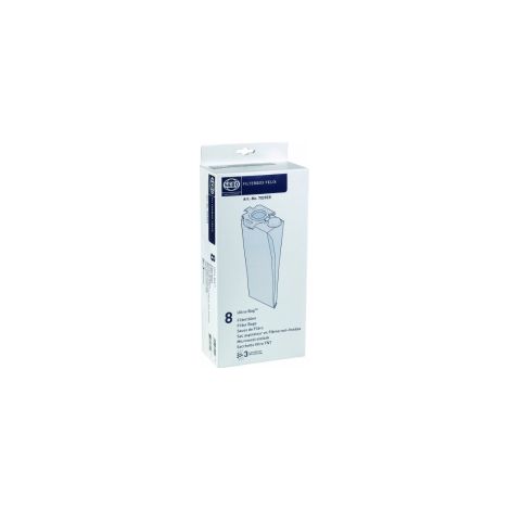 Sebo 7029ER Boite de filtres avec 8 sacs en fibres non-tissees 3 couches avec couvercle hygienique pour Felix