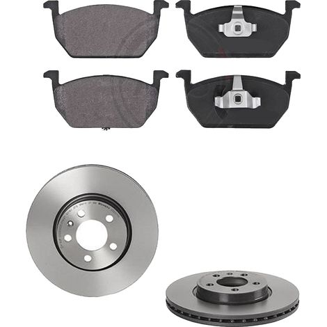 KIT FRENI ANTERIORI compatibile con SEAT ARONA (KJ7) - DISCHI + PASTIGLIE OEM: P 85 167 / 18636 , 18637 /SOSTITUZIONE DIRETTA/BASSA POLVERE/SILENZIOSO