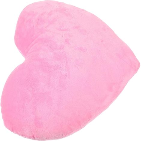 Cojín lujoso y suave en forma de corazón para sofá o mesita de noche, accesorio ideal para el Día de San Valentín.