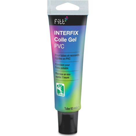 60 ml Tube colle gel pour tube PVC raccord piscine - Interplast