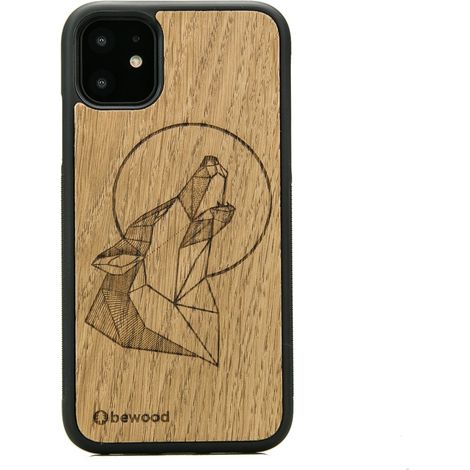 Custodia in legno per iPhone 11 WOLF OAK (1/3)