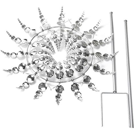 Windspiele für den Außenbereich, Garten-Windspiele aus Metall, 30 cm