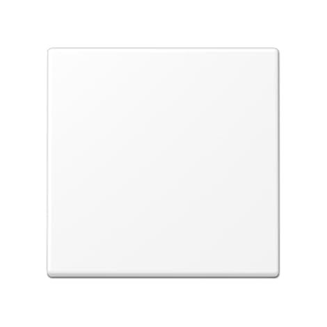Plaque de finition Jung a590wwm sans vis blanc mat 10x10 cm
