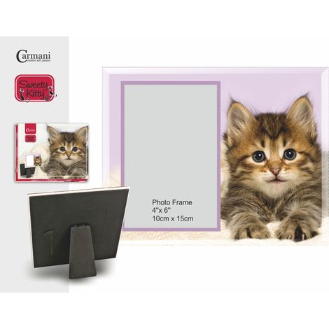 Cadre photo chaton mignon, cadre photo chaton, décoration, cadeau