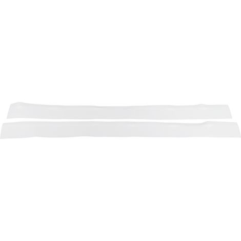 2 pièces Cache-fente de cuisinière résistant à la chaleur et à l'huile, Bande de scellement pour four (Blanc 53cm) (1/5)