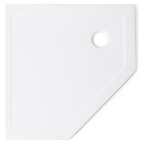 Marenza Diamond Receveur de douche - 90x90x4cm - pentagone - blanc (1/5)