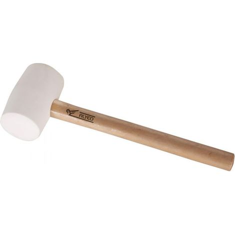 Maillet caoutchouc blanc 685 g ALYCO 196786 (1/5)