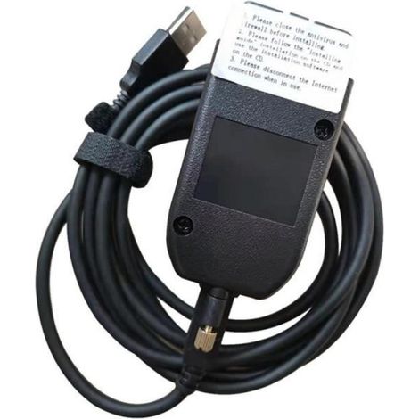 Câble de diagnostic - - Vcds HEX V2 - Compatible VW, Audi, Seat, Skoda - Version 20.4.1 - Couleur noire (1/4)